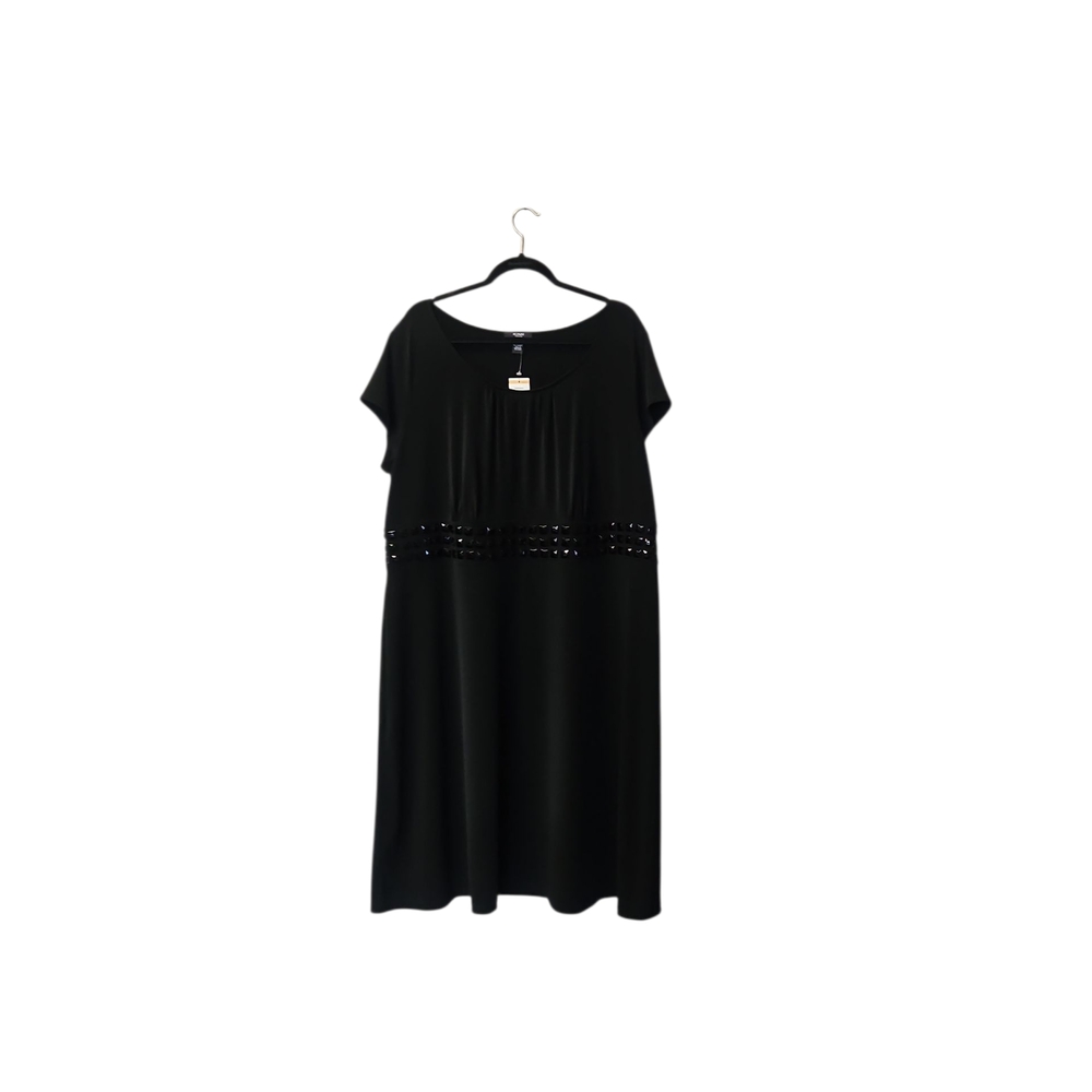 Elegant Black Dress with black Studds Detail